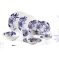 New Bone China Blue Floral Geschirr